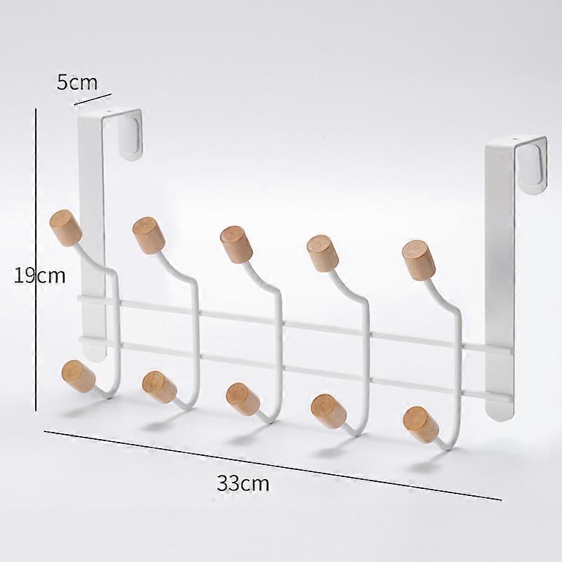Multipurpose Hat Hooks Clothes Hooks Durable Towel Hooks White Metal Hook(10 Hooks)