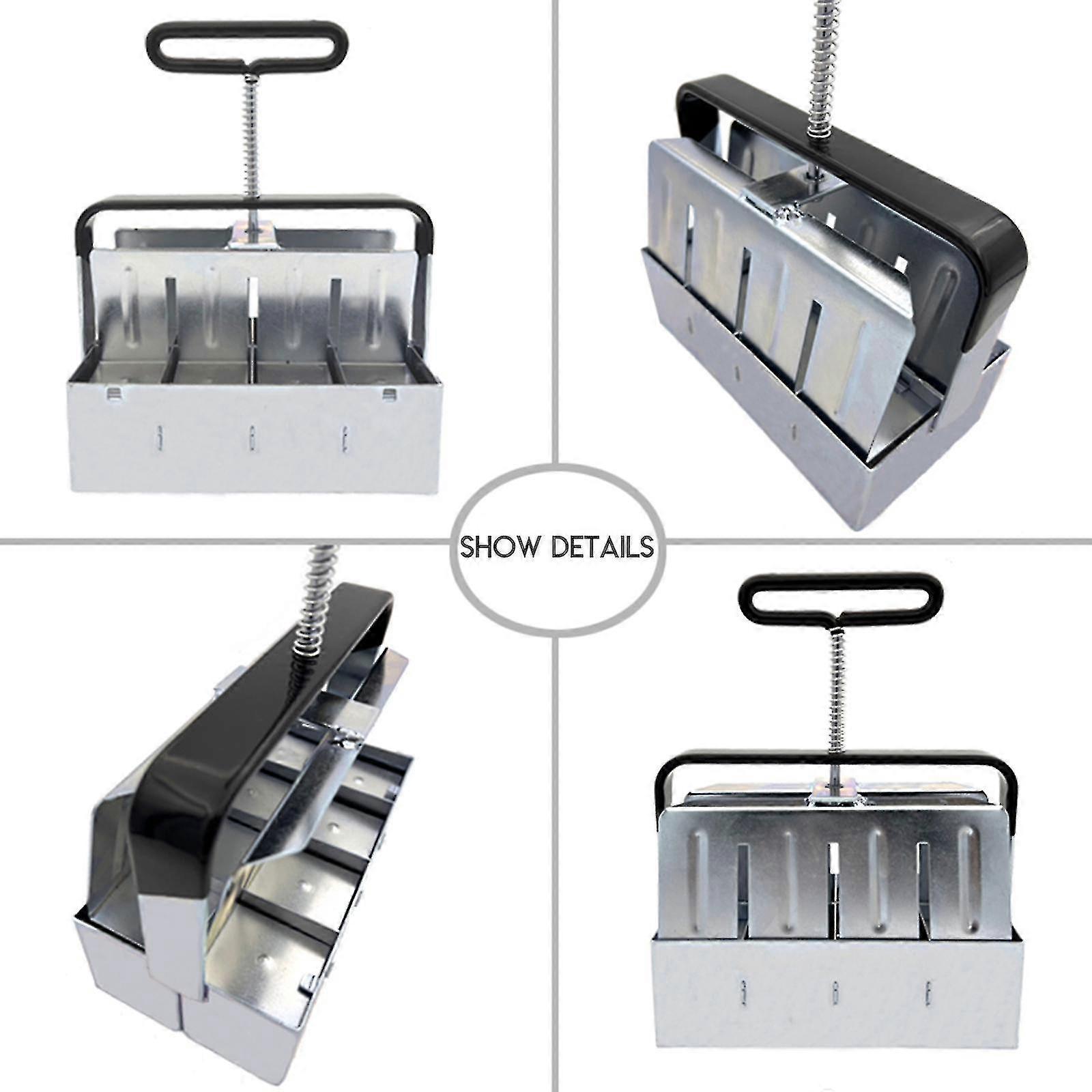 Manuellt jordblock för att göra 2 tums mikrojordblockerare, jordblockeringsverktyg för fröstatorbricka