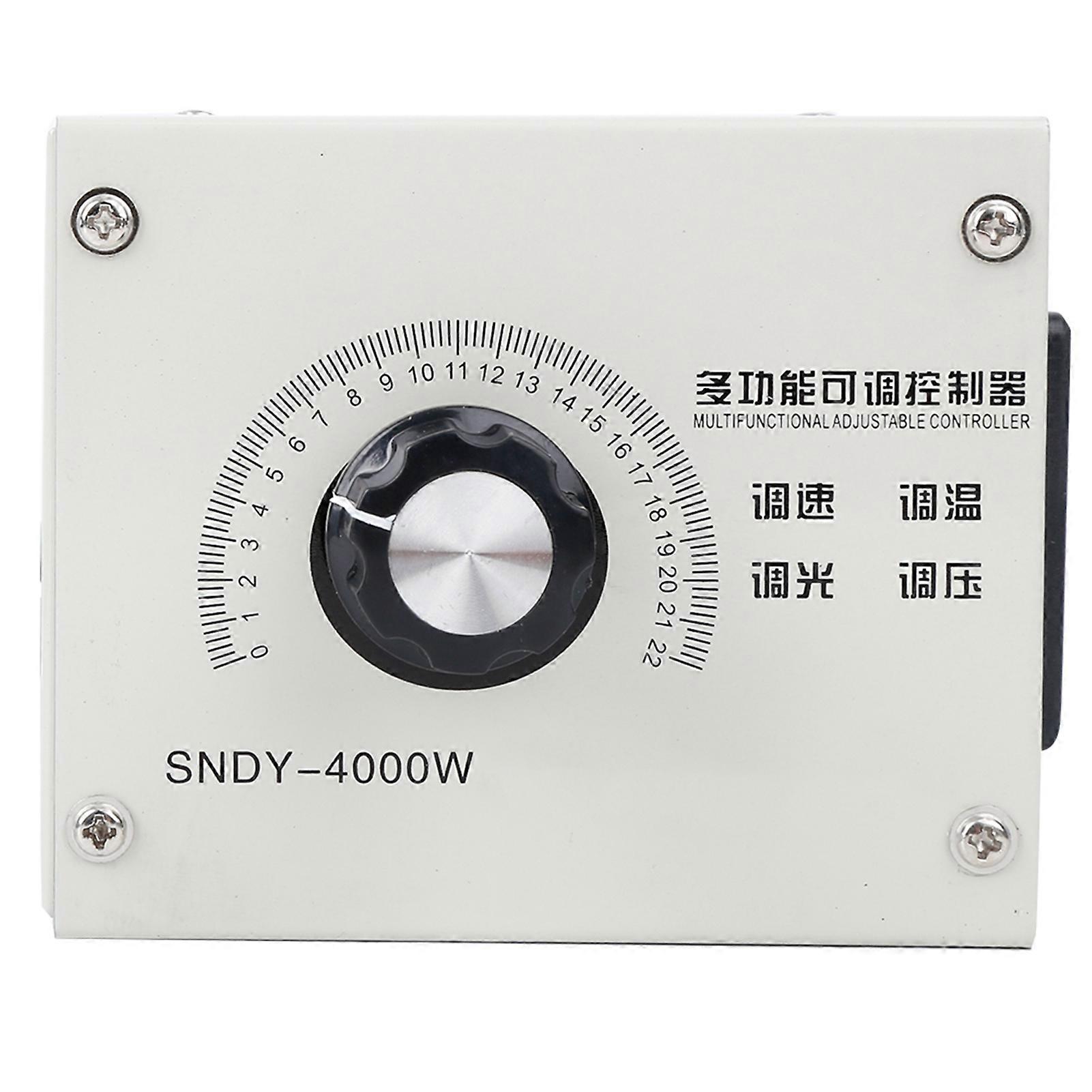 4000W AC 220V Variable Voltage Controller for Fan Speed Motor Tool
