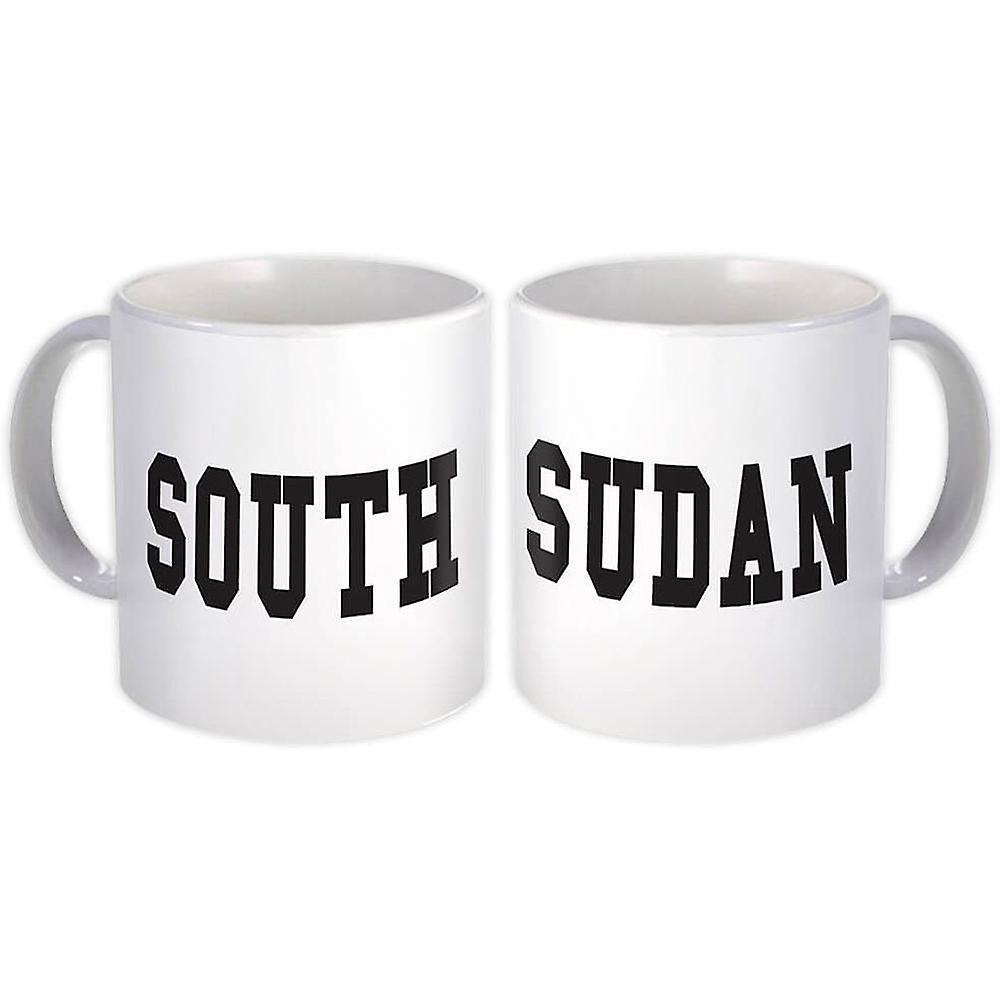 Caneca de Presente: Bandeira do Sudão do Sul
