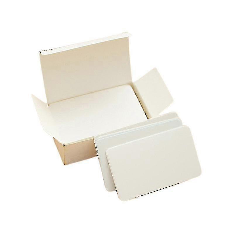 2024 Neue 180pcs Blank Spielkarten Weiß Blank Index Flash-Karten Diy Graffiti Spielkarte (Weiß) Zekai