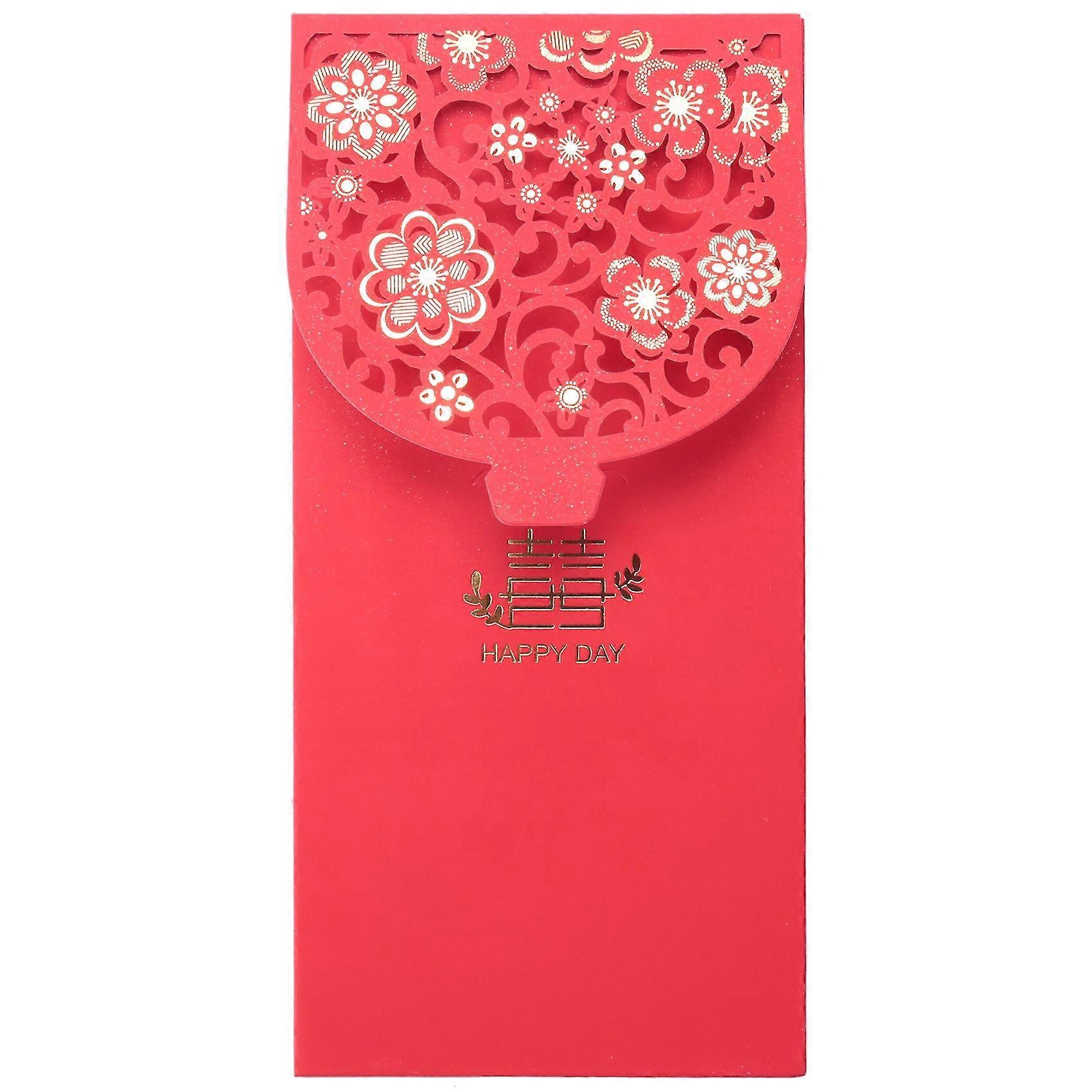 20 Pcs Chinese Red Envelopes para casamento de Ano Novo (7x3,4 Polegadas