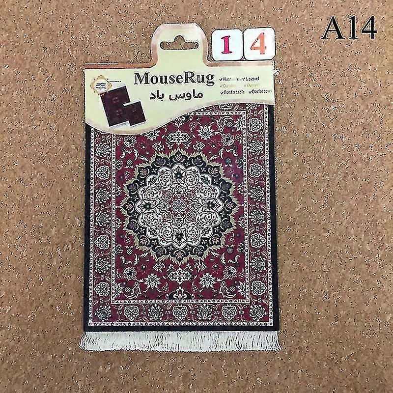Rectangular Persian Mini Rug Woven Rug Mouse Pad Carpet Tassel Mat High Quality
