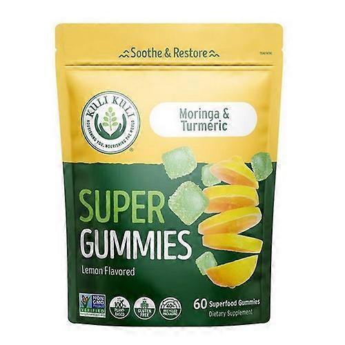Kuli Kuli Moringa & Turmeric Super Gummies ,60 Count