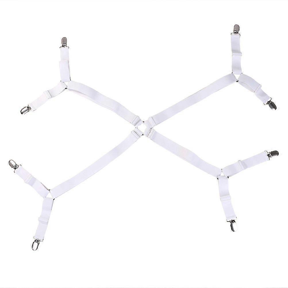 Crib Sheet Bed Sheet Corner Straps Cot Mattress Pad Sheets Adjustable Beds Elastic Triangle Sheets Holder