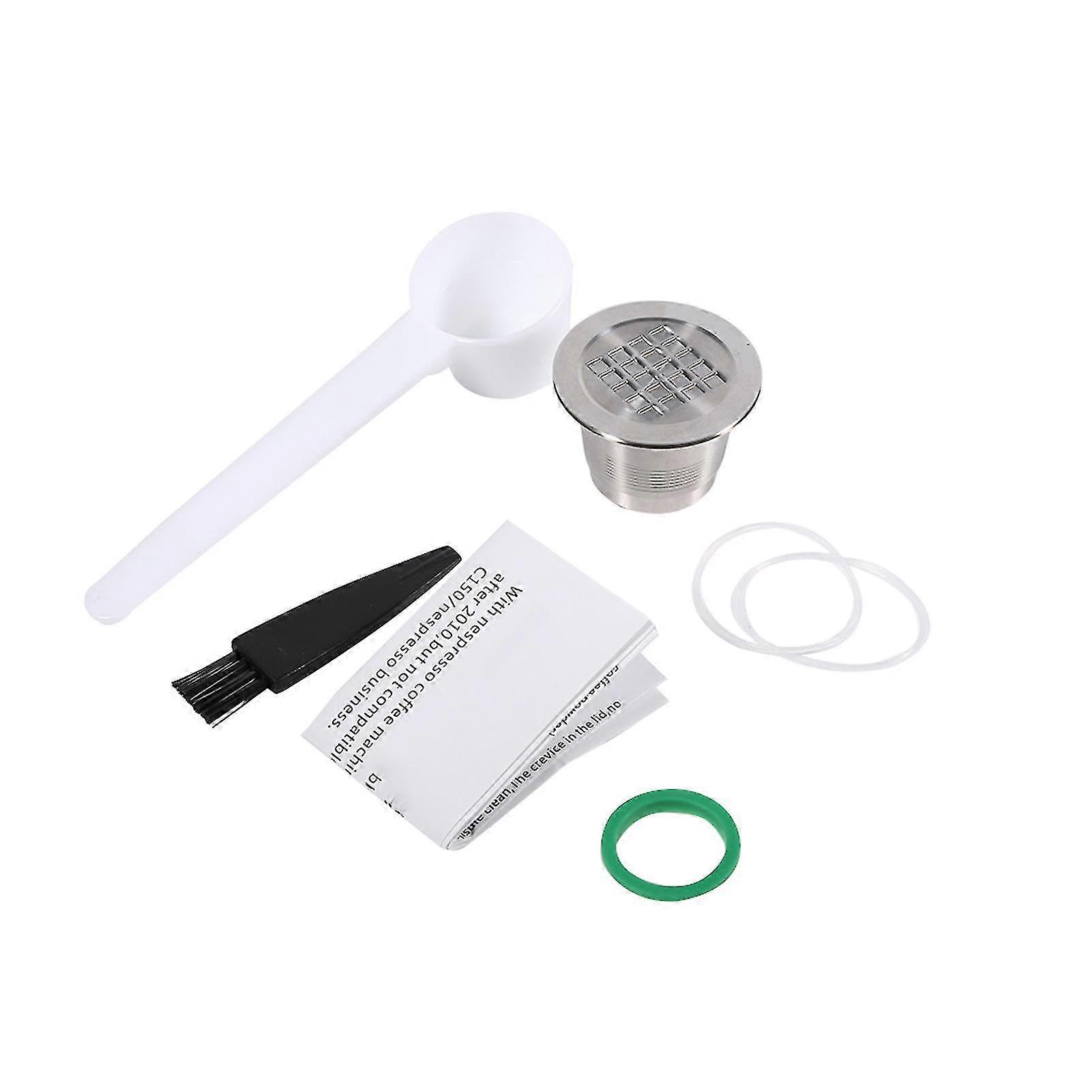 Reusable Stainless Steel Coffee Capsule for Nespresso Machine (Thread Surface)