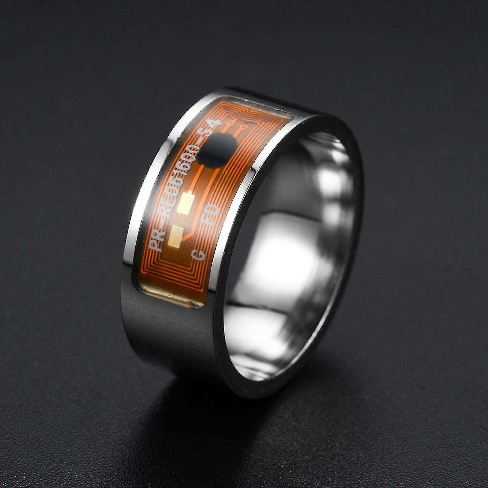 Presentes para as mulheres Nfc Mobile Phone Smart Ring Anel de aço inoxidável Wireless Radio Frequency Comunicação Resistência à água Anéis de joias