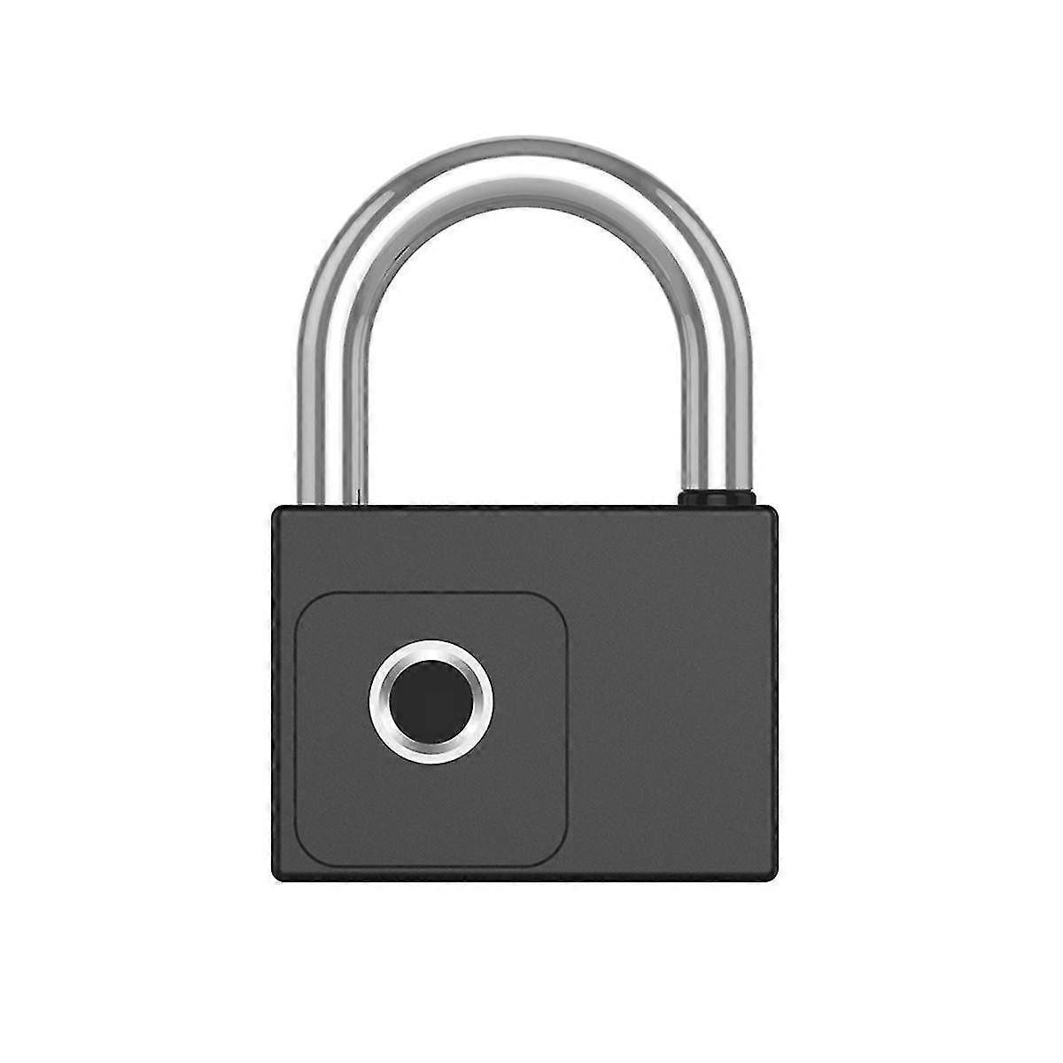 Ip66 Waterproof Tuya App Remote Smart Padlock Fingerprint Electronic Padlock Usb Rechargeable Backup Port