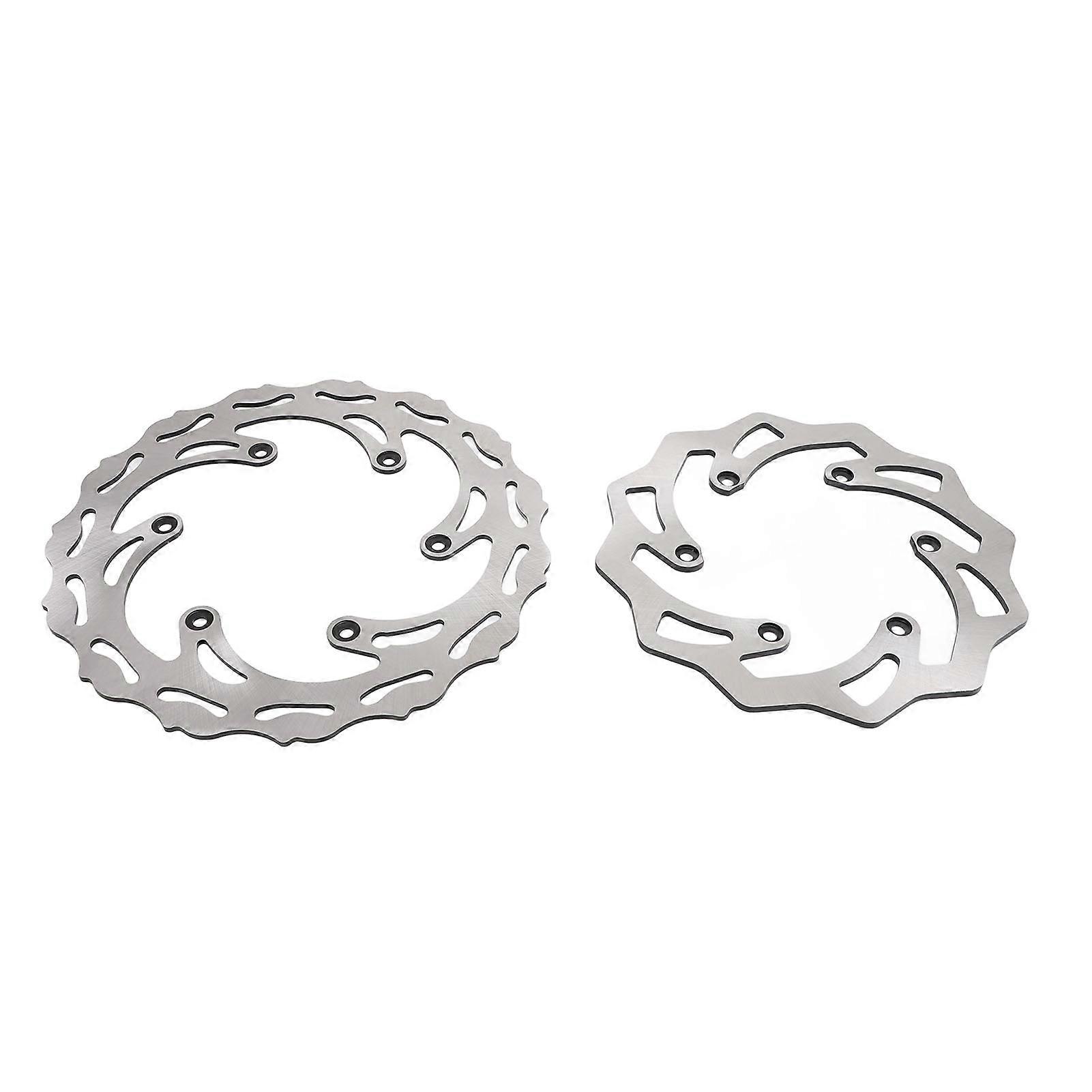 Set of 2 front and rear brake discs for motorcycle 125-500 XCF XCW SX SXF EXC EXCF TPI 6D from 1994 to 2022