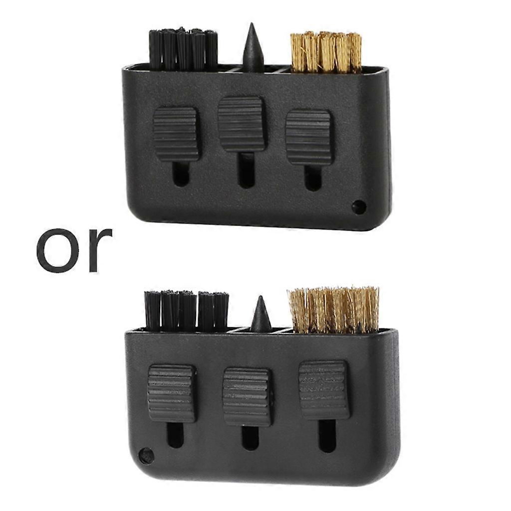  Golf Brush 3 in 1Small Golf Cleaning Tool Sharpener Cleaning Accessories Tools