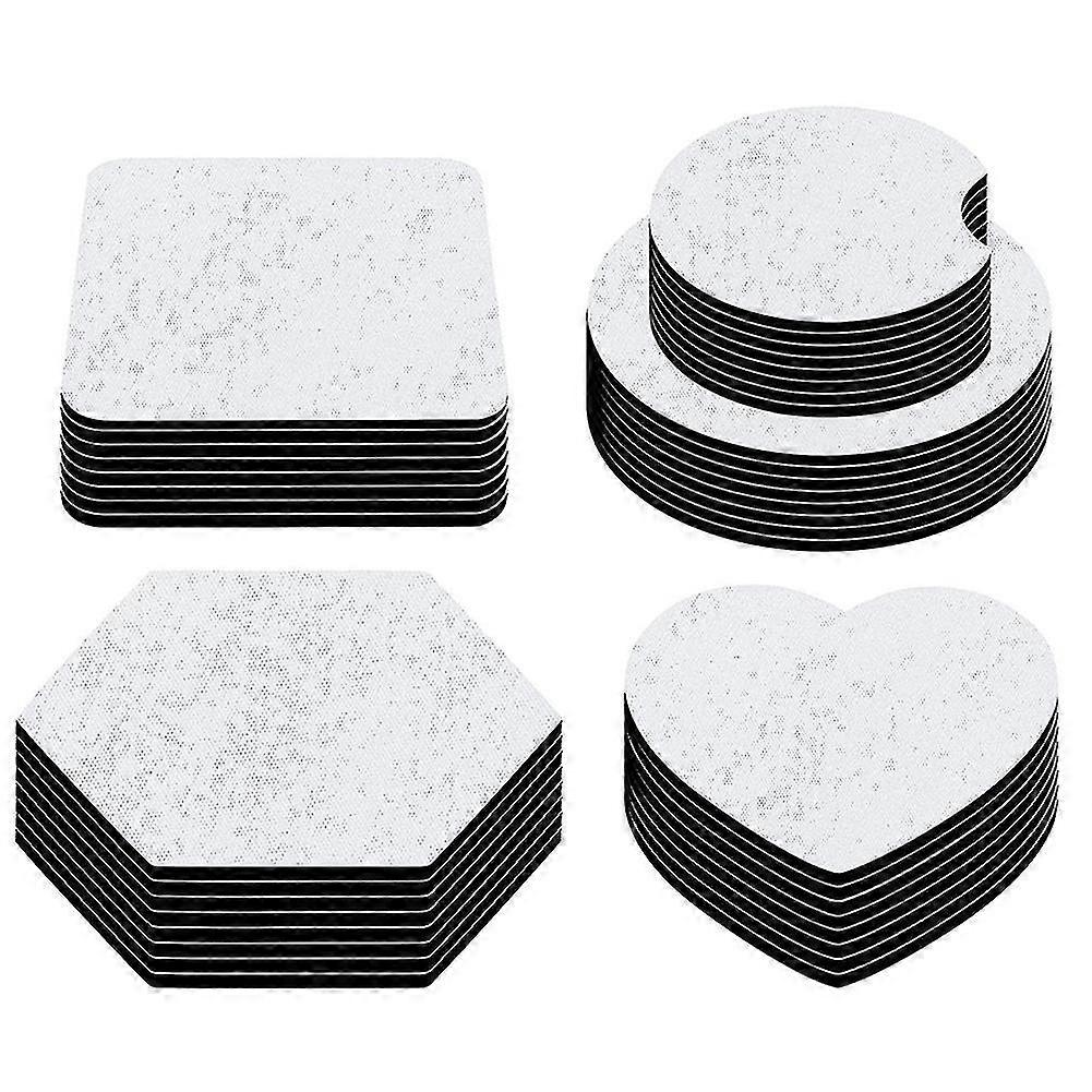 50 Pcs Blanks Cup Coasters Car Coasters