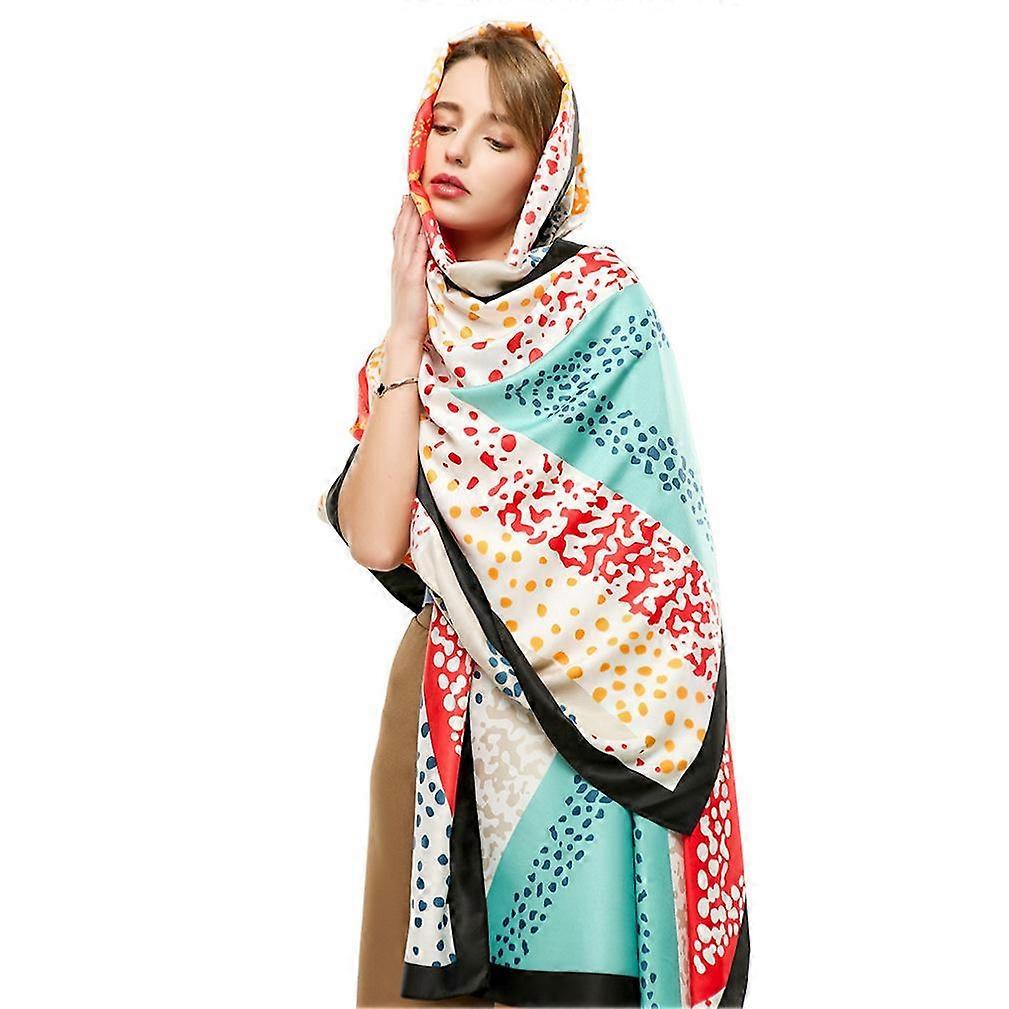 Écharpe imprimée de mode mince écharpe en polyester léger pour dame
