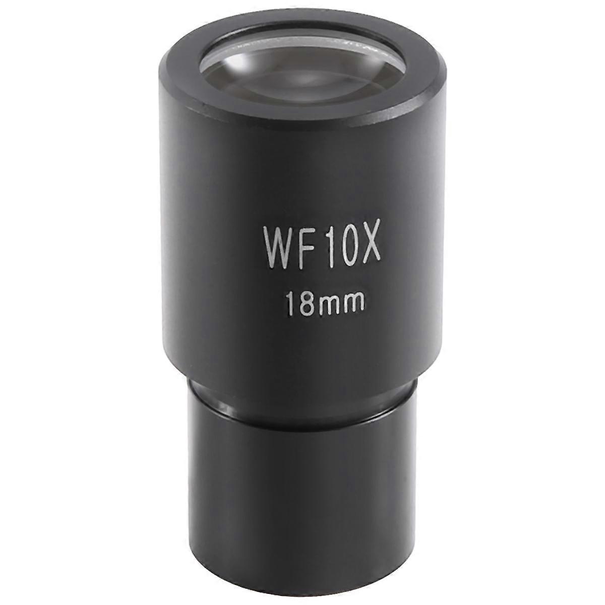 10X Microscope Eyepiece Wide Angle Optical Lenses Adapter Field 18mm Professional Ocular Lens Standard