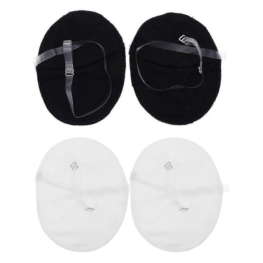 2 Pairs of Comfortable Armpit Pads Portable Sweat Pads Reusable Sweat Shield Outdoor Accessory