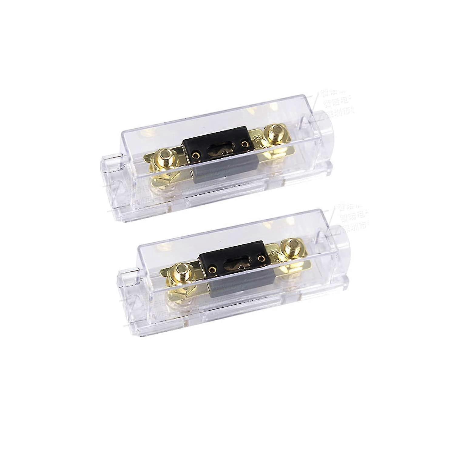 100a Porte-fusible Anl 100a Anl Fusible Lame D'or Voiture Automobile L'audio Puissance Scurit Protger Plaqu Pour Calibre 0 2 4