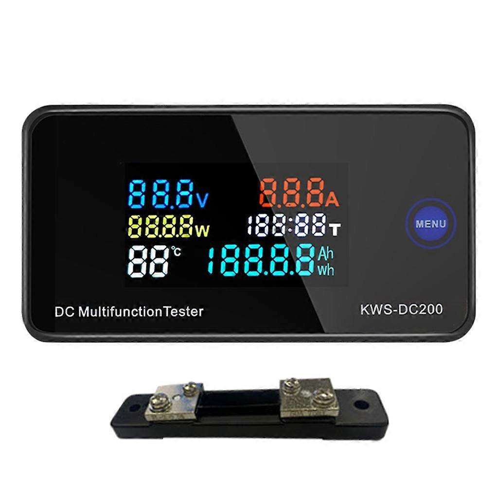 Voltmeter Ammeter Digital Voltage Current Power Energy Meter Color Display Test