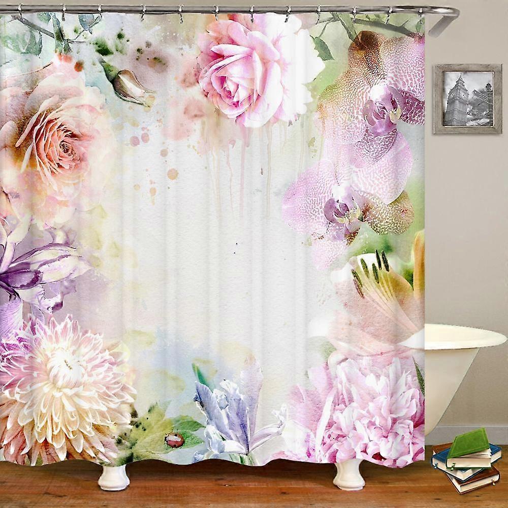 Badrum duschdraperi design stil - 1015