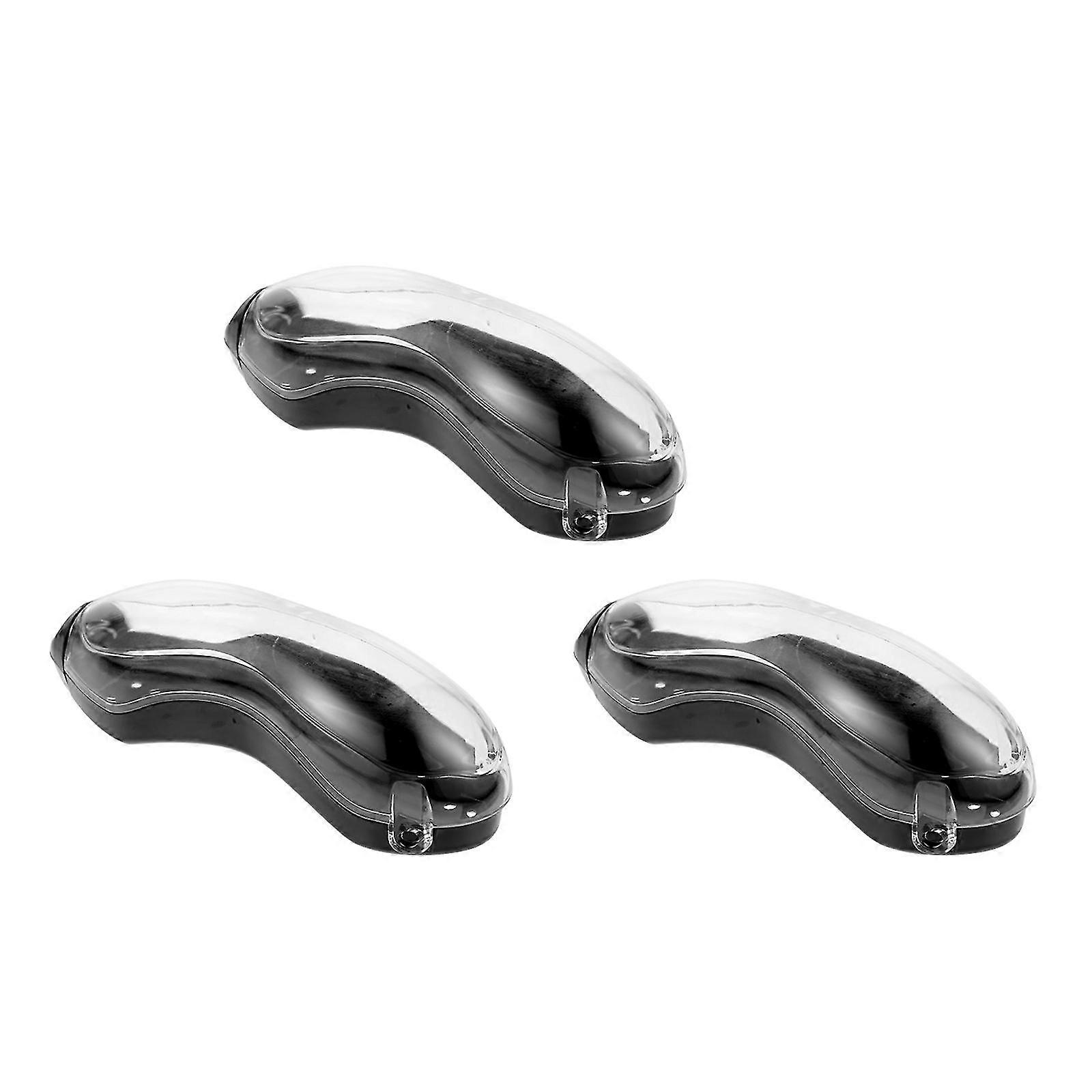 3pcs Swimming Goggle Cases Swim Goggle Boxes Plastic Goggle Boxes Storage Cases