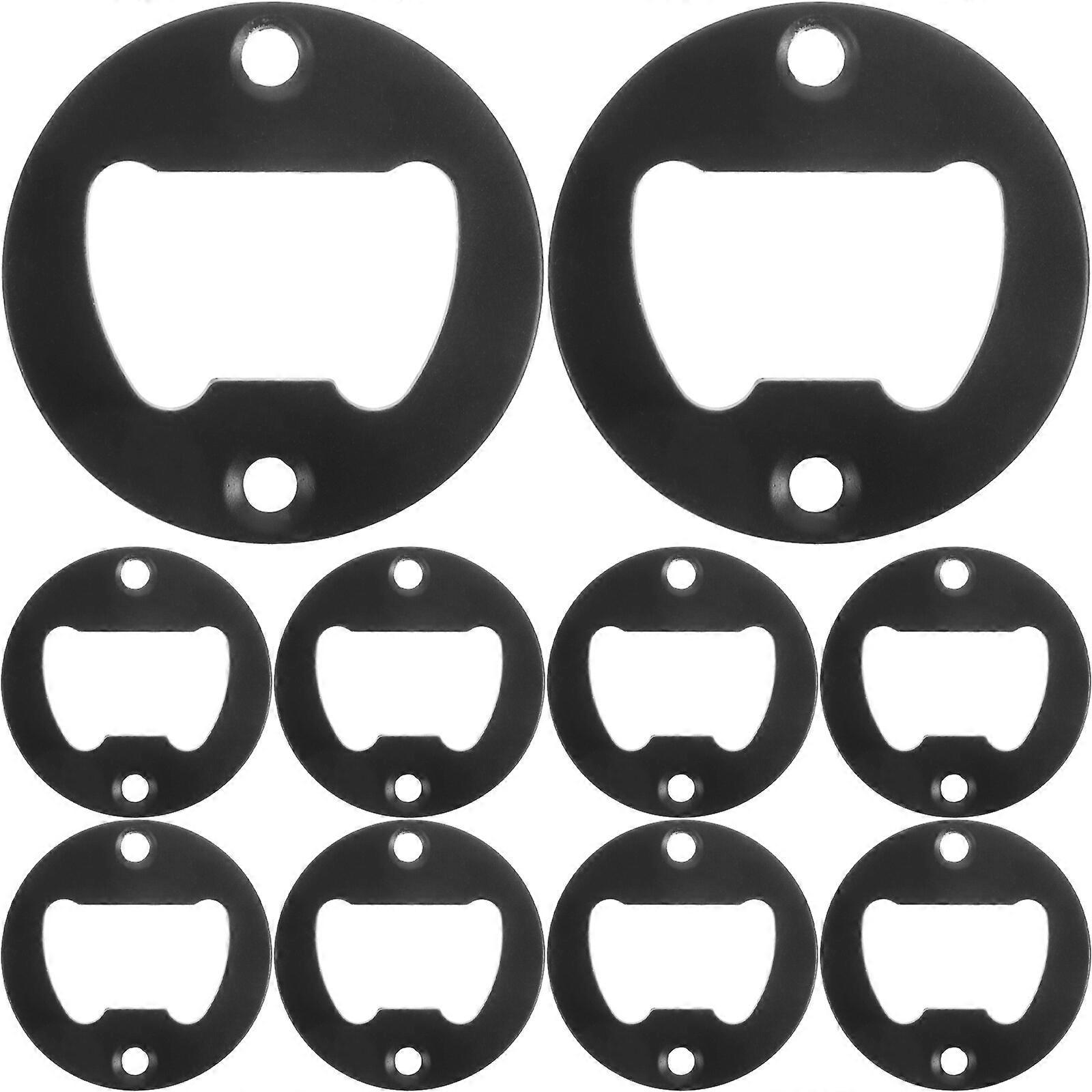 10pcs Wall Mounted Bottle Opener Beer Opener DIY Inserts DIY Bottle Opener Materials
