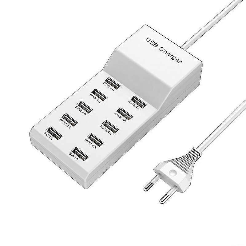 Multi-port Charger 5v-2.4a 10-port Mobile Phone Multi-function Universal Fast Adapter