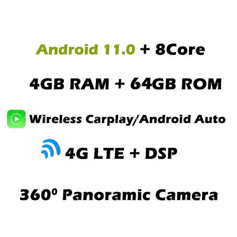 HD 1280*720 8G+128G 8Core Carplay DSP Android 12 Car DVD Player GPS WIFI Bluetooth 5.0 RDS Radio For Ford Ecosport 2013 - 2017