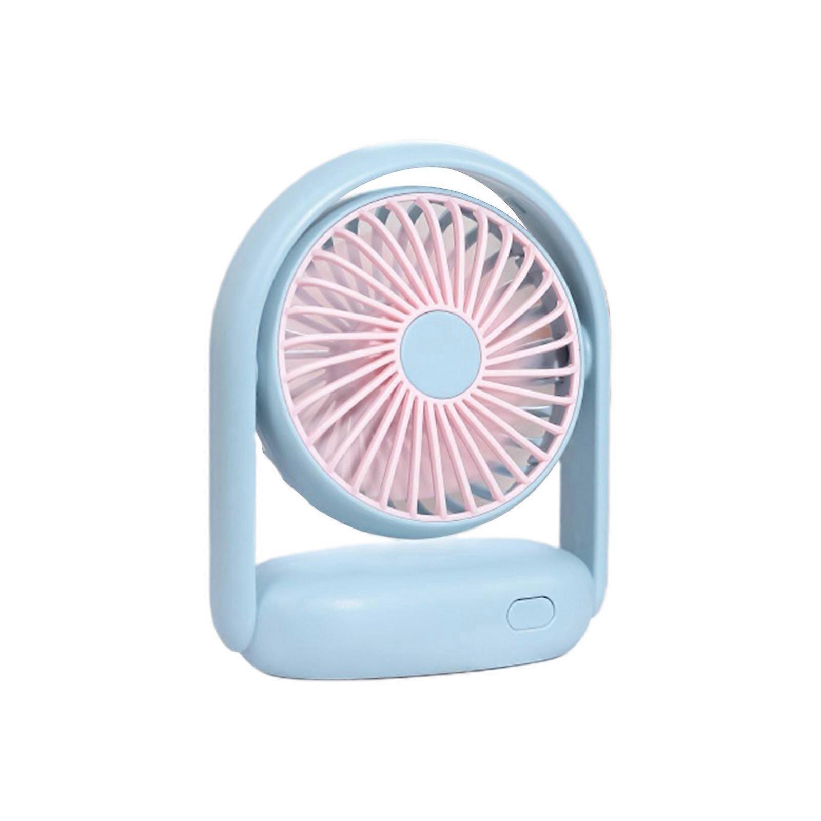 USB Desk Fan,2 Speeds Portable Desktop Table Cooling Fan Powered by USB,Strong Wind,Quiet Operation