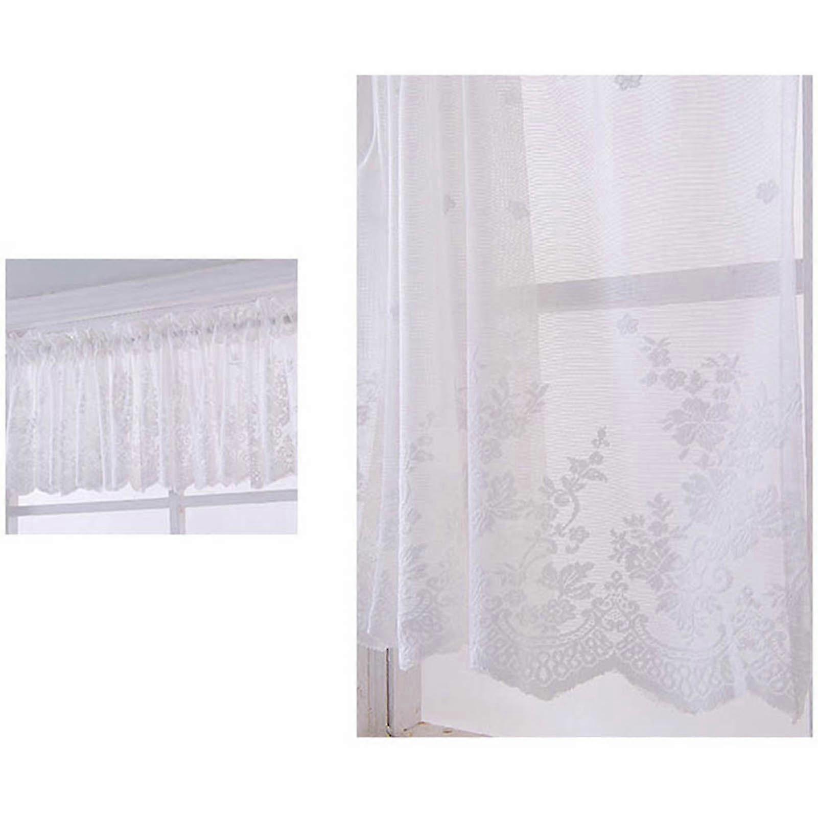 Fönsterbehandling Fint utförande Bred användning Polyester Romantisk Blomgardin Kapansa Hushållsartiklar