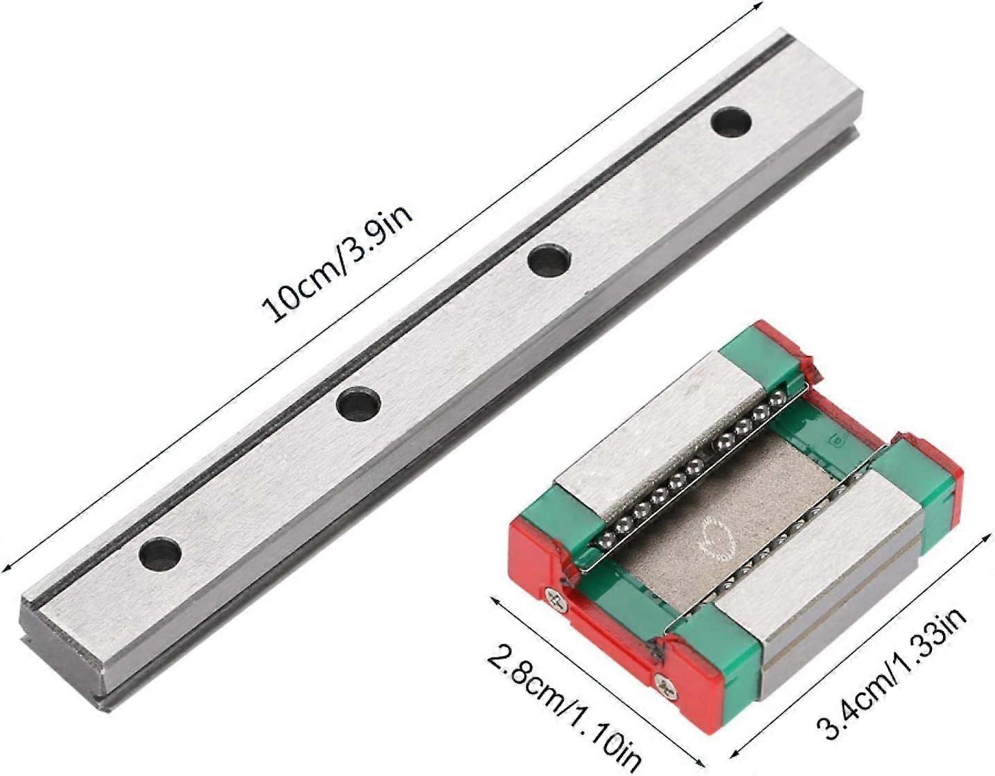 Winter promotion,MGN12C Miniature Linear Guide with Slide 12mm Width 100mm 150mm 200mm 300mm 450mm (100mm)