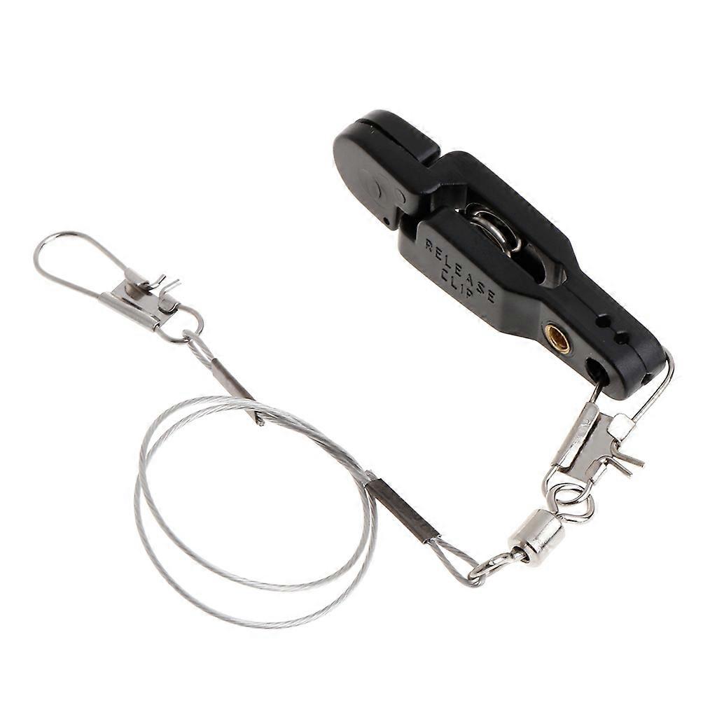 Fishing Clip With Wire Rope Tension Release Planer Snap Grip Trolling Trigger Cl