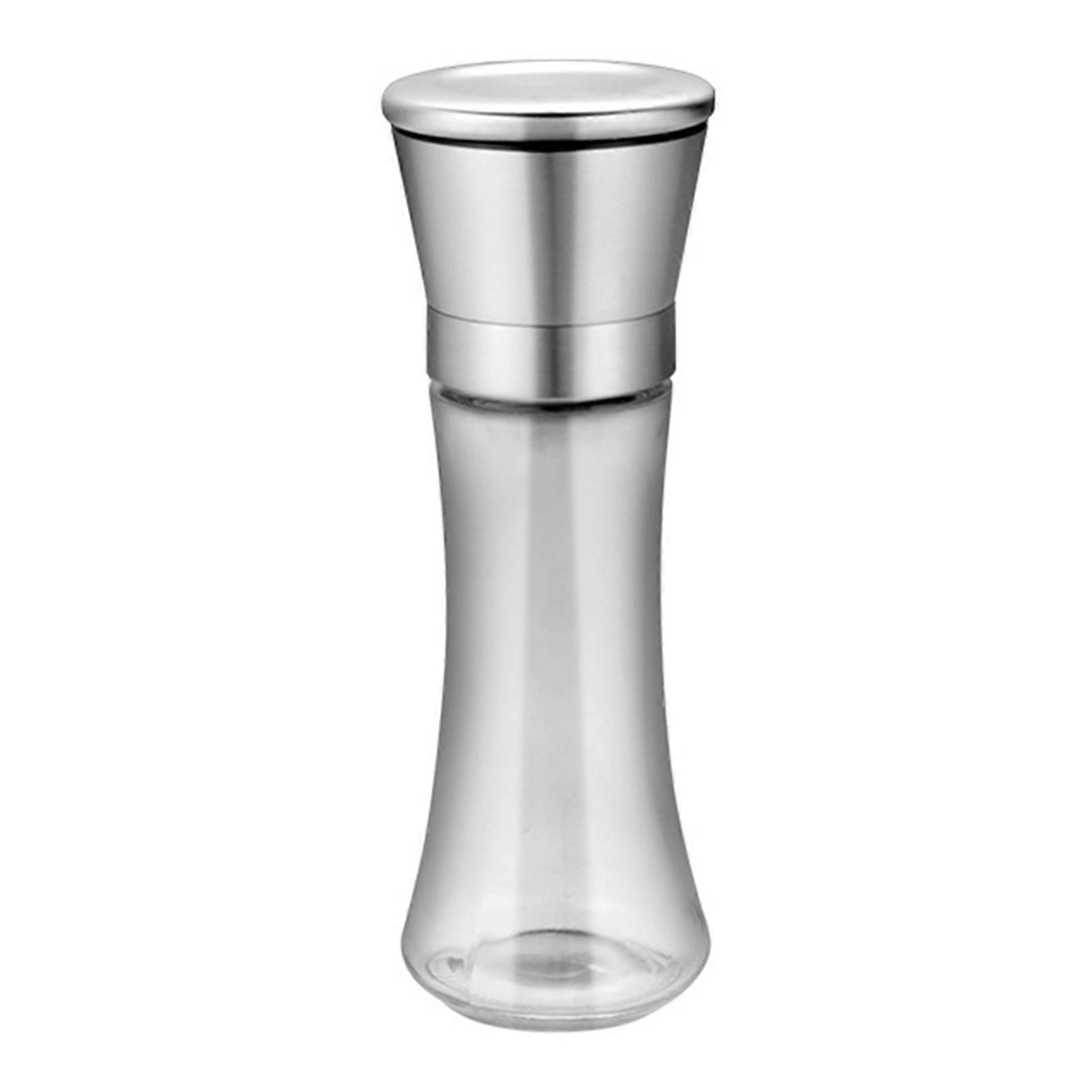 200ml מטחנת פלפל חוסכת עבודה מתכווננת גסות מלח פלפל תבלינים טחינה ידנית שייקר מלח גאדג'ט מטבח