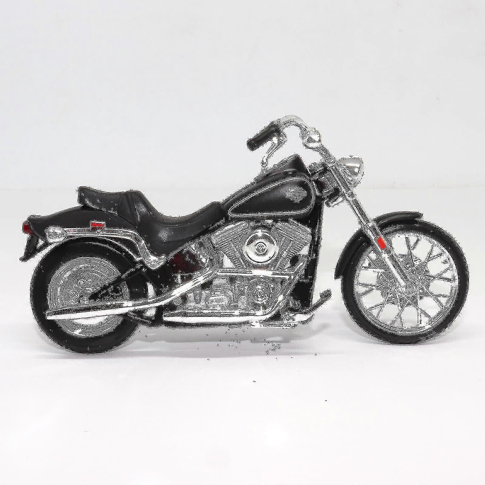 Rion Harley Davidson Fxst Softail 1984 1:18 mittakaavan Diecast Model moottoripyörä