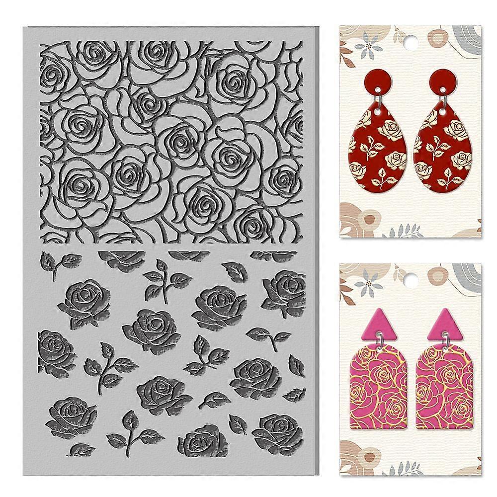 Laserable Rubber for Stamp Engraving Machines DIY Crafts June Rose 100x65x3mm