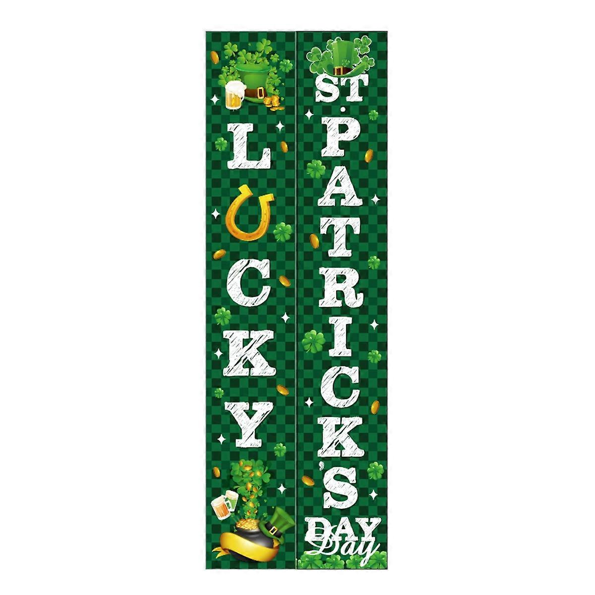 Irish Celebration Flags - Patrick's Day Shamrock Elegance
