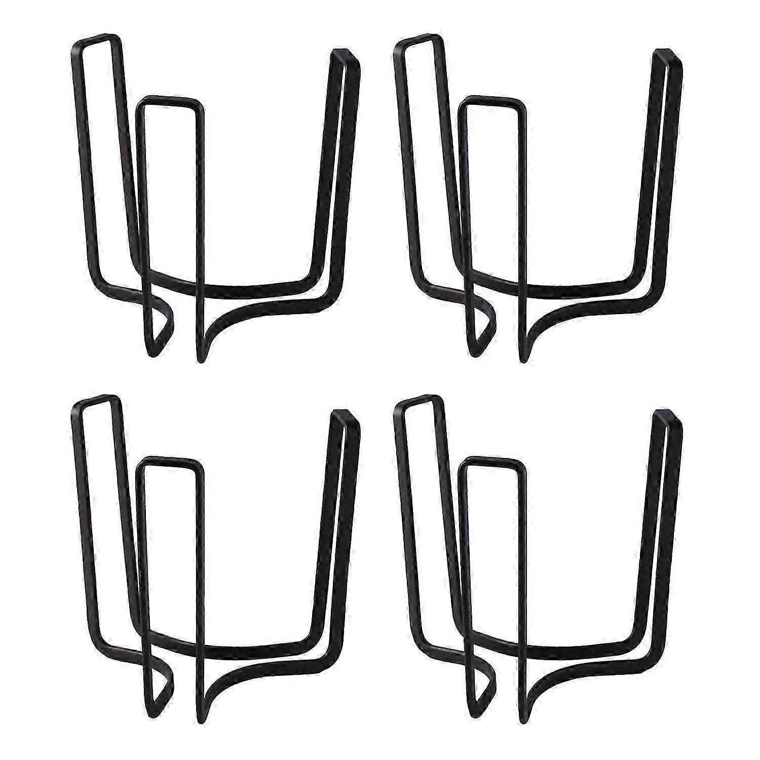 1/4Pcs排水ディッシュラックボウルプレートホルダー耐久性のある構造お手入れが簡単頑丈な金属