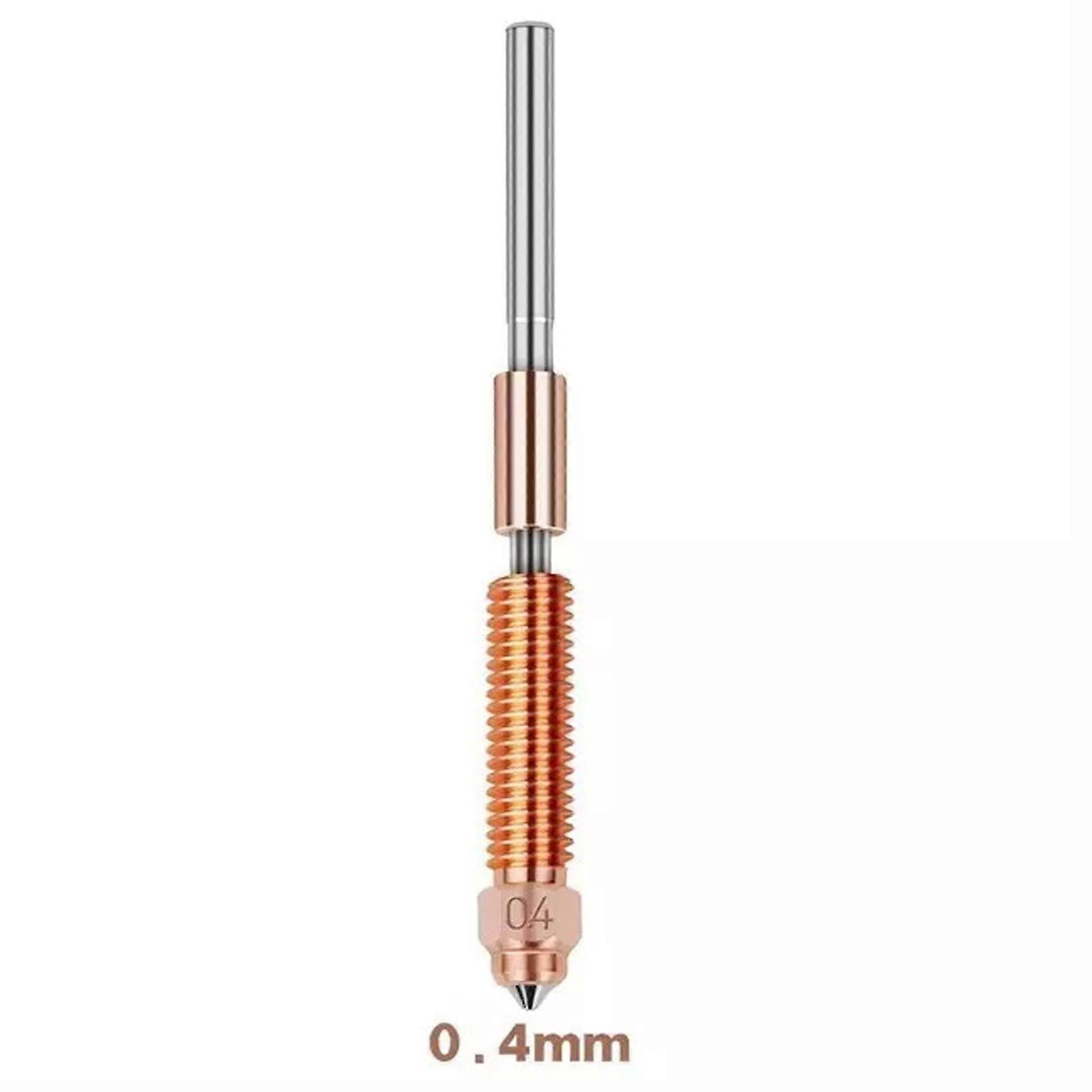 Creality K1 / K1 Max / K1C Hotend Kit Ekstruder Pirinç 0.4mm Nozul 60W için 3D yazıcı