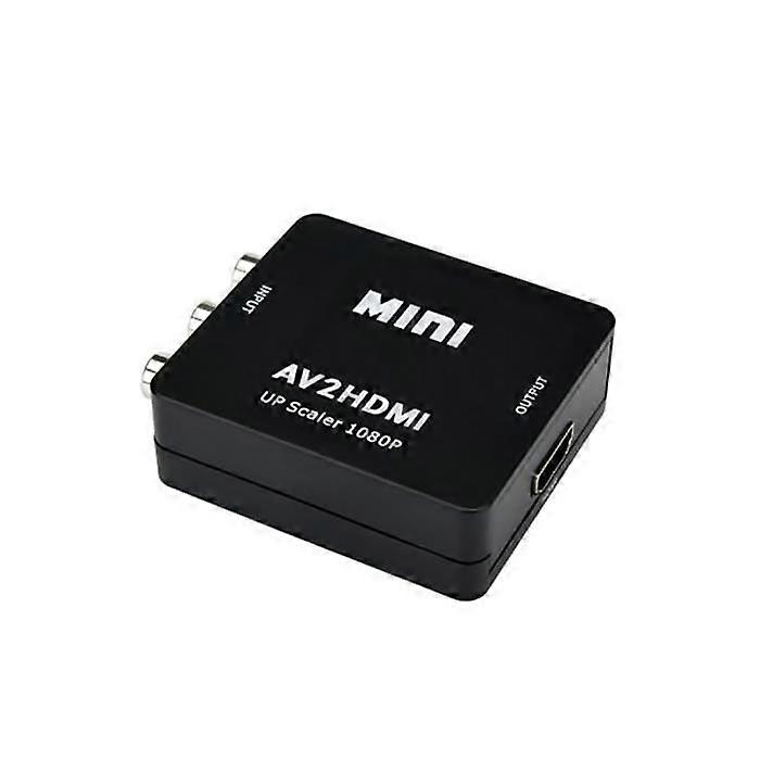 Mini RCA AV to HDMI Converter Adapter Composite AV2HDMI Converter 1080P HDTV DVDB