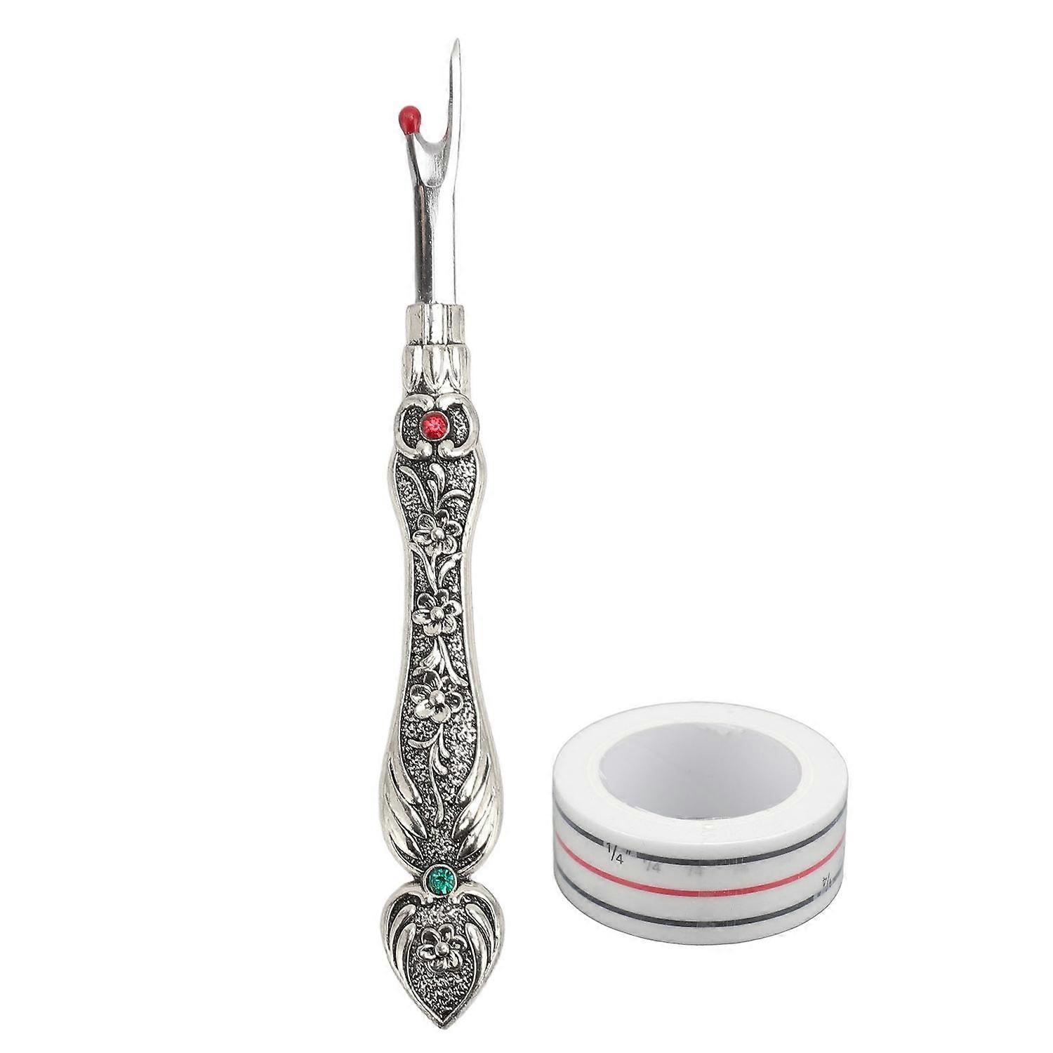 Seam Remover Tool Set DIY Portable Hand Stitch Remover Thread Remover Tool with Sewing Position Tape