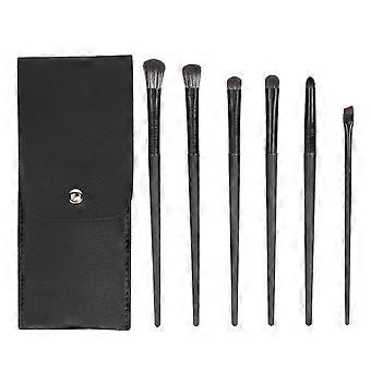 6pcs Eye Shadow Brushes Soft Fluffy Hair Easy Coloring Comfortable Grip Detail Makeup Brush Kit for Eyes