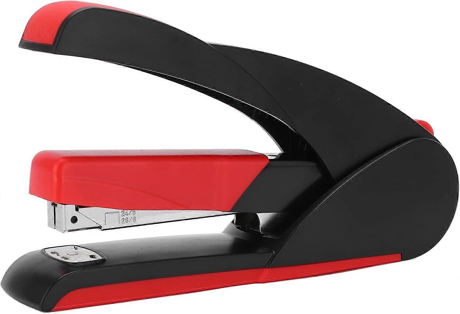 (black (red)Soft Grip Stapler, Desktop Stapler, Portable Stapler for Classroom, Office or Desk