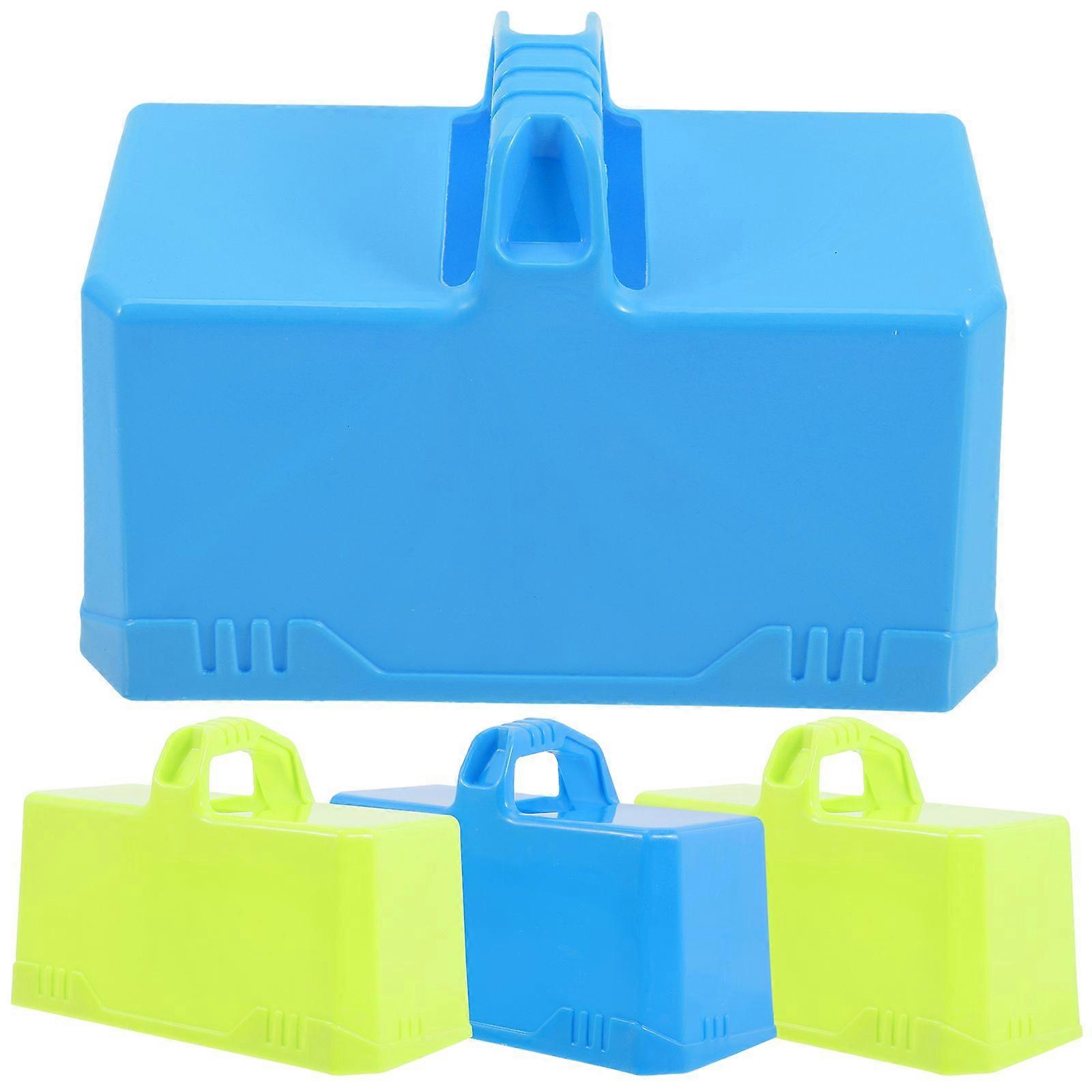4Pcs Portable Snow Toys Snow Blocks Makers Game Playing Snow Toys Snow Blocks for Snowfield