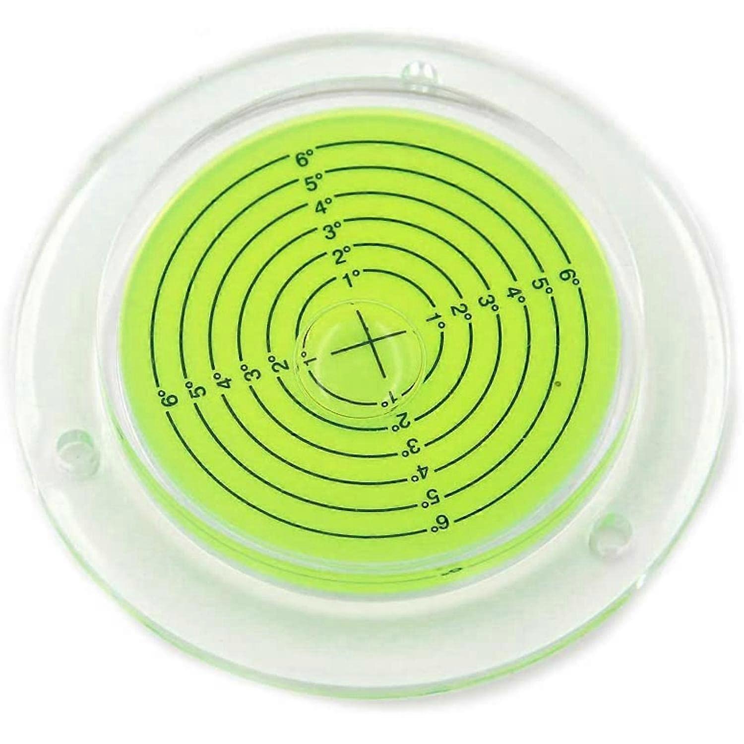 Screw-On 100mm Large Round Bullseye Bubble Spirit Level