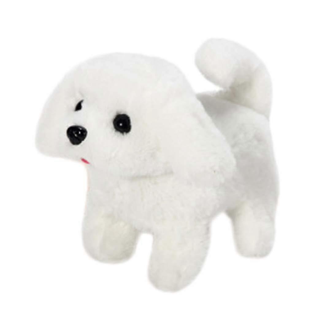 Plushie Imulation Toy Puppy Can Bark And Walk With Tail Birthday Gifts