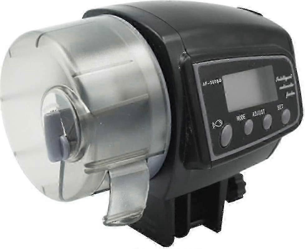 Automatic Fish Feeder Aquarium Adjustable Timer Smart Dispenser With Lcd Display