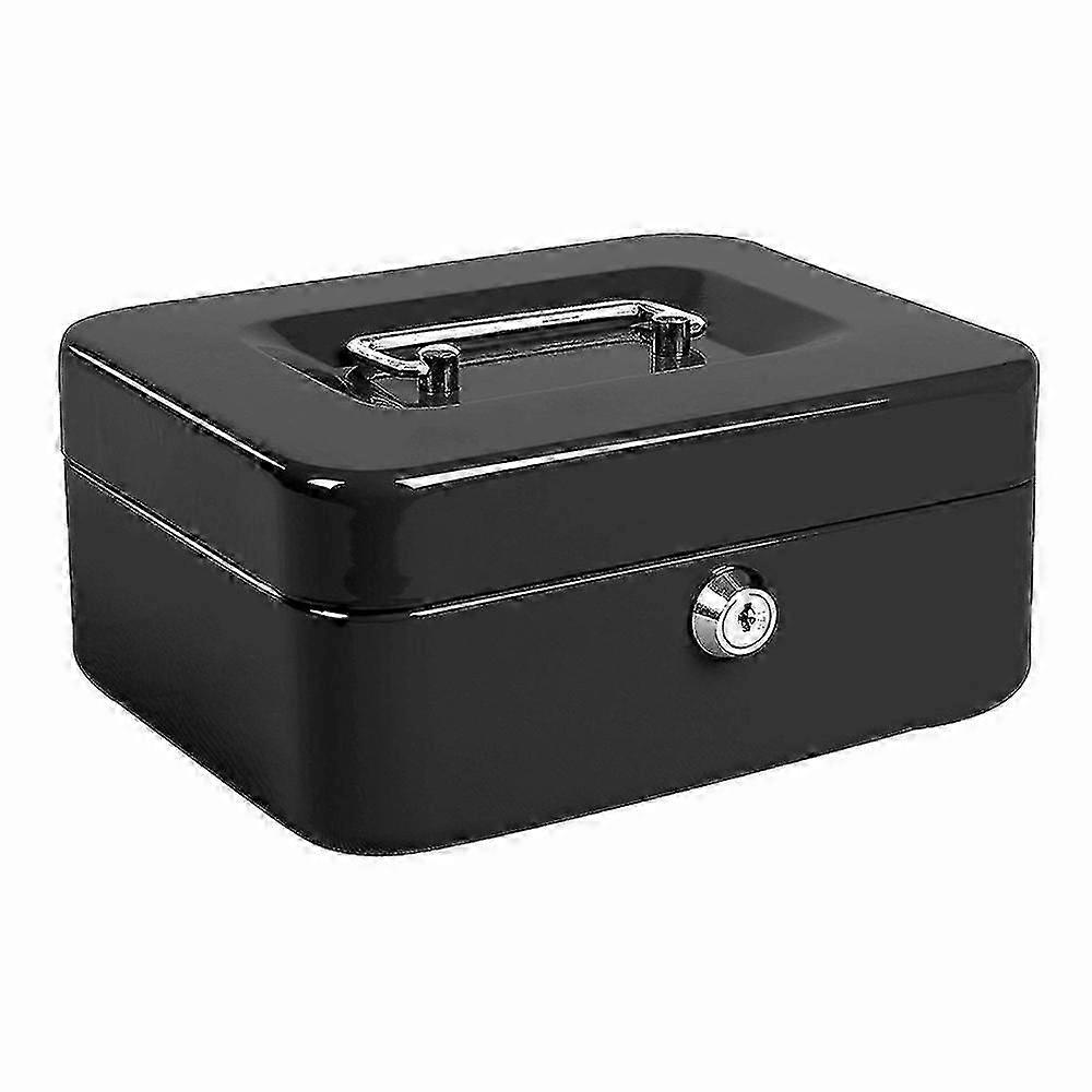 Fire Proof Security Stainless Steel Small Safe Box Money Cash Document Lock Box