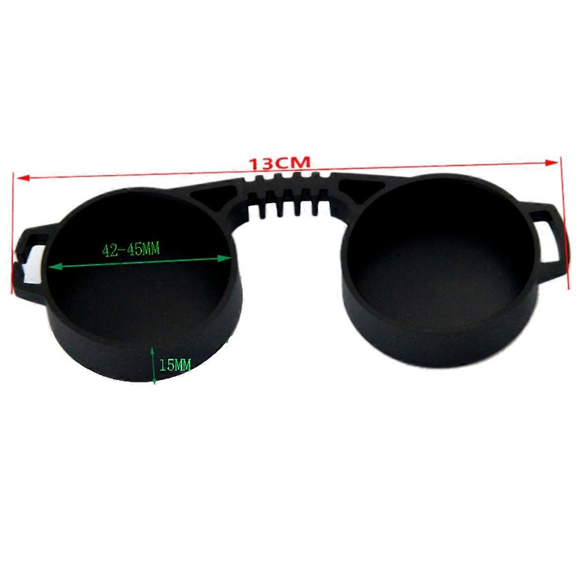 Jumelles Capuchon d’objectif de protection en caoutchouc Capuchons d’objectif Oculaire binoculaire Couvercle d’objectif Couvercle de télescope Protection d’objectif A