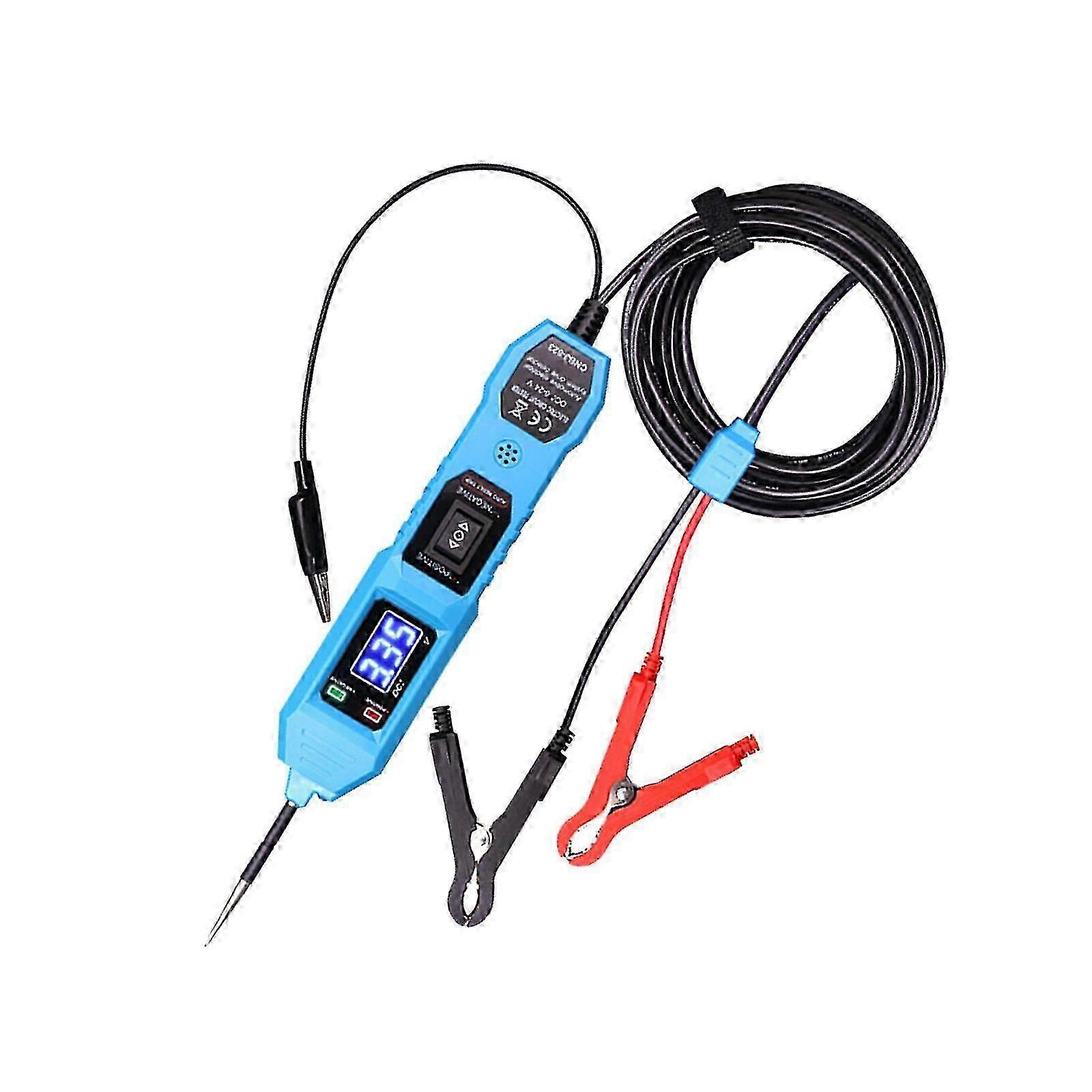 Power Probe Tester, 3.5-36V DC Automotive Test Light,LCD Display Car Electric Circuit Tester Bidirectional Voltage Tool