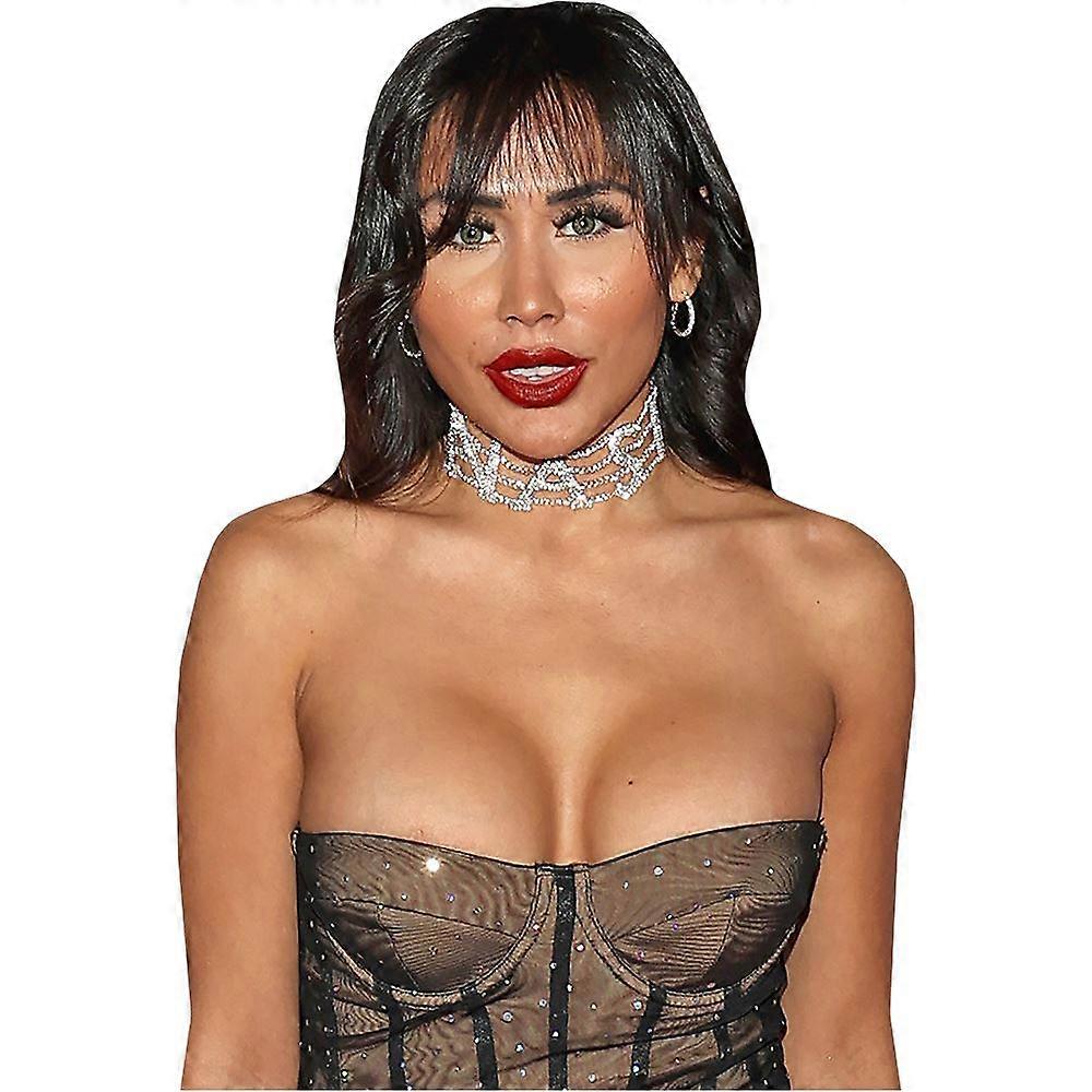 Jena LaRose (abito trasparente) Mezzo corpo Buddy Cutout