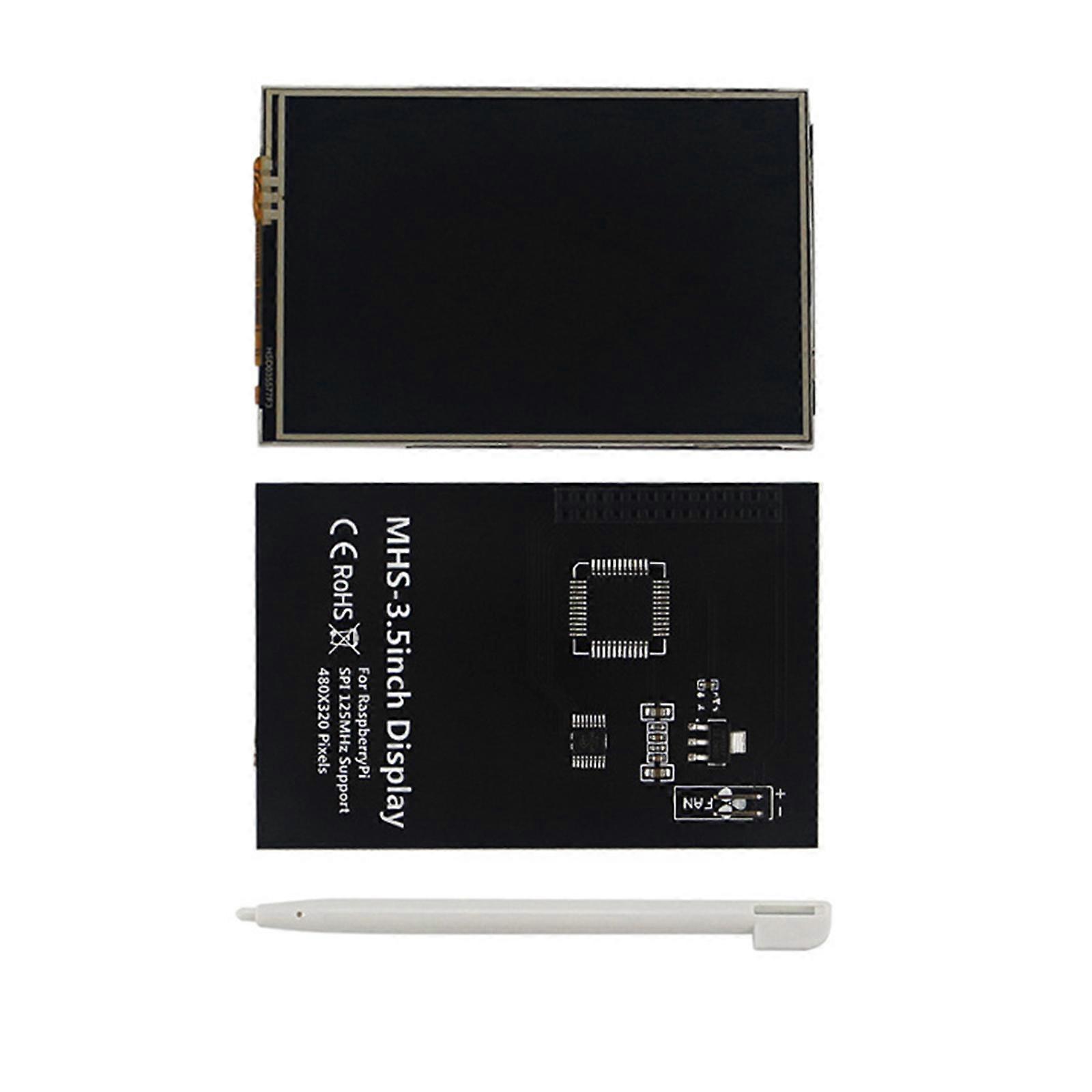 3.5Inch Touches Screen Resistive Display and Precise Touches for Pi 5 Board Screen 20frames/60frames