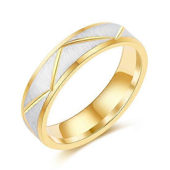 Unisex Ring Vintage Geometric Bright Luster Minimalism All Match Decoration Valentines Gift Rhombus Pattern