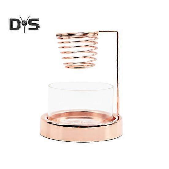 Palo Santo Holder Metal Glass Incense Burner for Burning Palo Santo Salvia Easy to Clean Incense Holder with Non-Slip Base for Meditation